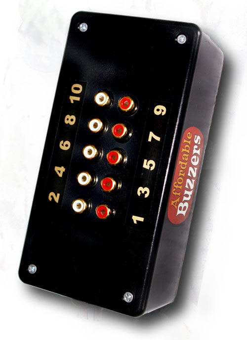 Affordable Buzzers USB Interfdace Box for 10-Player Buzzer System