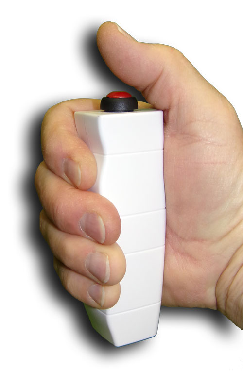 Affordable Buzzers PowerGrip handheld Buzzer Thumb Operation